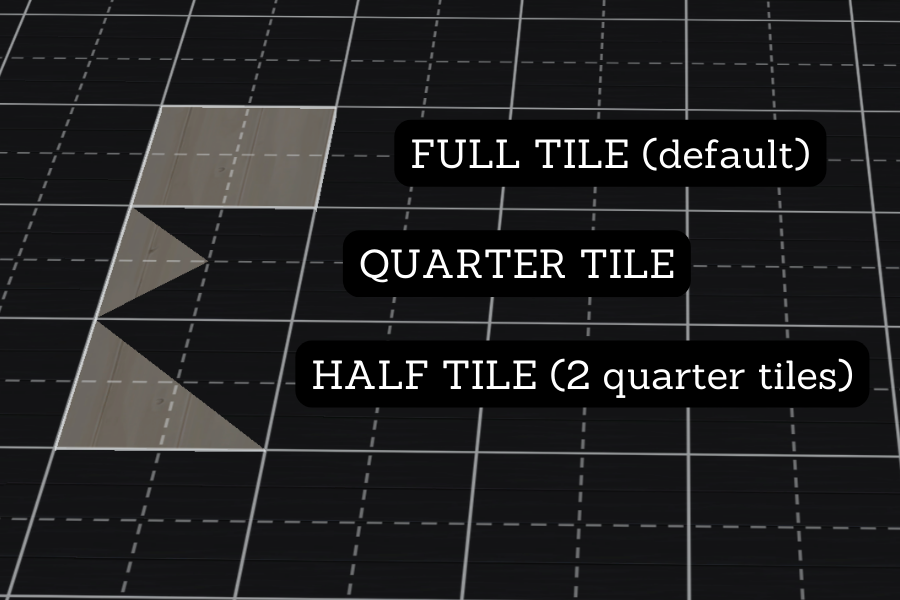 Sims 4 Half Tiles Quarter Tiles