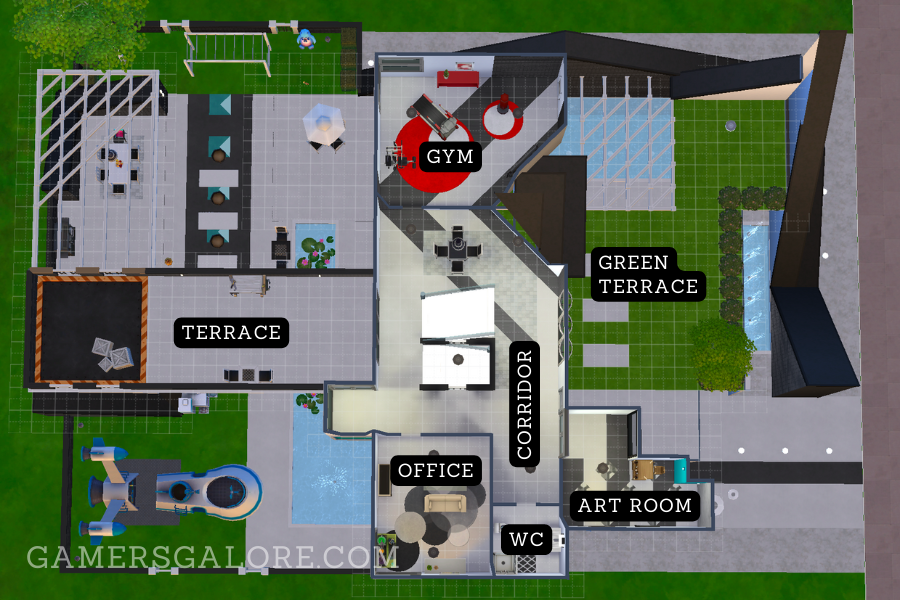 sims 4 base game mansion blueprints