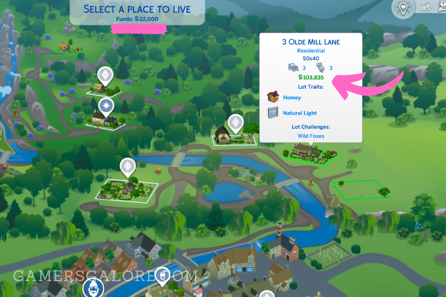 sims 4 how to get a free house
