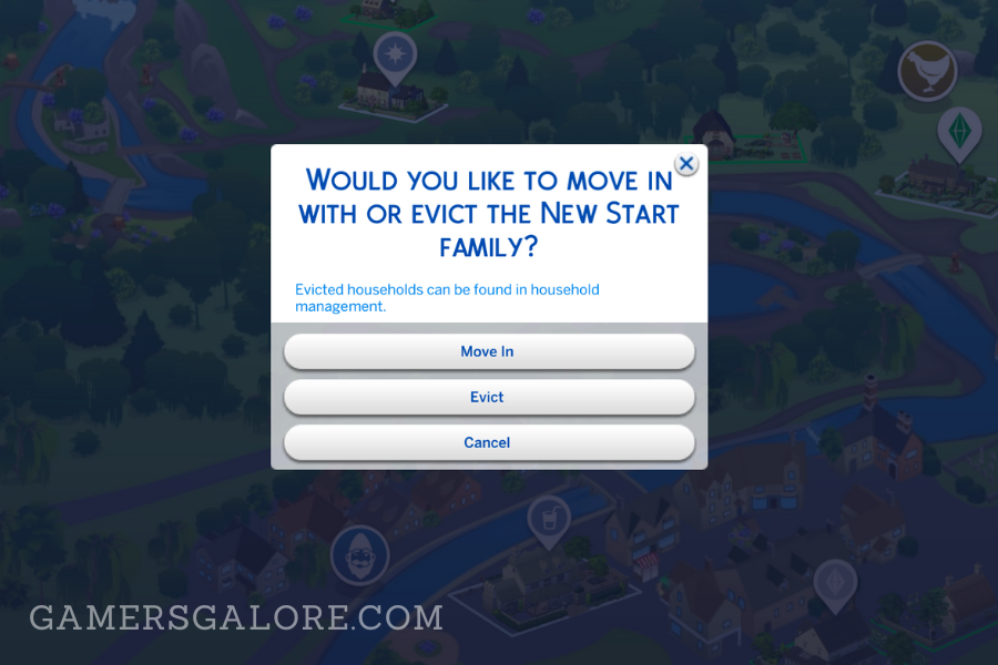 sims 4 how to move into an occupied house