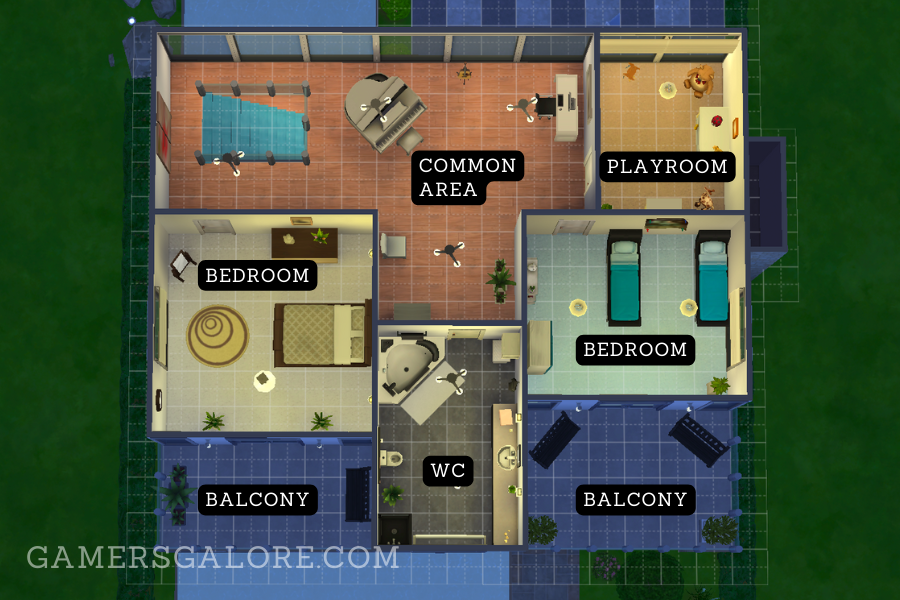 sims 4 modern house floor plans
