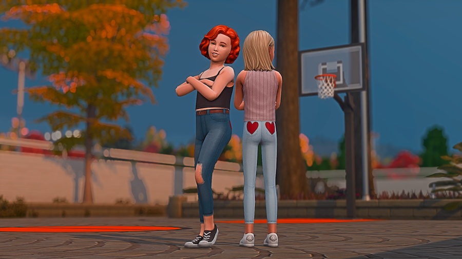 sims 4 child skinny jeans